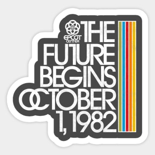 EPCOT Center Opening 1982 B Sticker